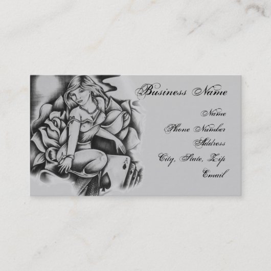 Lebhaftschnelles Visitenkarte (Vorderseite)