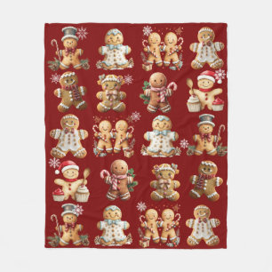 Lebkuchen-Adorable-Jungen-und-Mädchen Fleecedecke