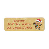 Lebkuchen-Adresse-Etikett (Vorne)
