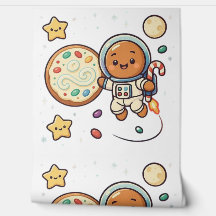 Lebkuchen-Astronaut-Weihnachten Süße Raumdekoratio