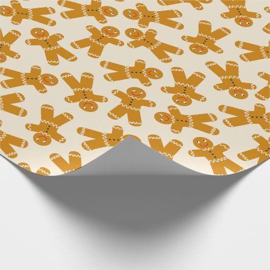 Lebkuchen auf Sahne Geschenkpapier (Ecke)