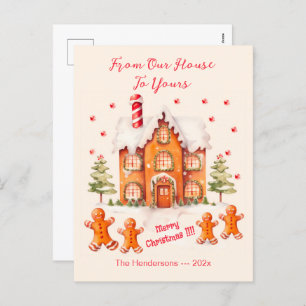 Lebkuchen aus unserer Weihnachtskarte Feiertagspostkarte