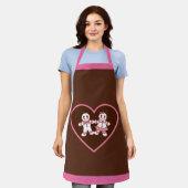 Lebkuchen-Backapresse Schürze (Getragen)