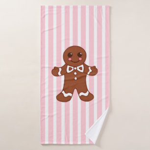 Lebkuchen-Badehandtuch Badehandtuch