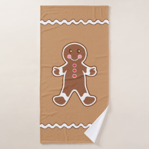 Lebkuchen-Badetuch Badehandtuch