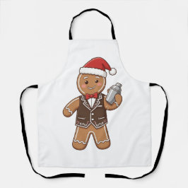 Lebkuchen-Barista-Weihnachten 2026 Holiday Kaffee Schürze