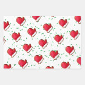 Lebkuchen Bäume Mitten Mann Sprinkles Kinder Geschenkpapier Set (Vorderseite)