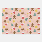 Lebkuchen - Blush Geschenkpapier Set (Vorderseite 3)