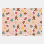 Lebkuchen - Blush Geschenkpapier Set (Vorderseite 2)