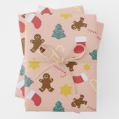 Lebkuchen - Blush Geschenkpapier Set (Beispiel)