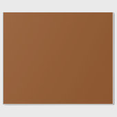 Lebkuchen Braune Farbe | Classic | elegant Geschenkpapier (Flach)