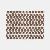 Lebkuchen Cake Slice Weihnachtsfest Fleecedecke (Vorderseite (Horizontal))