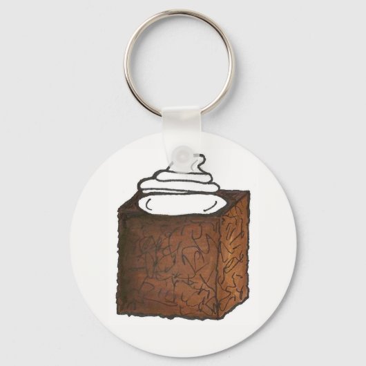 Lebkuchen Cake Slice Weihnachtsfest Schlüsselanhänger (Vorderseite)