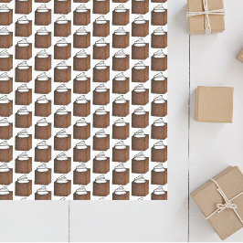 Lebkuchen Cake Slice Weihnachtsfest Seidenpapier