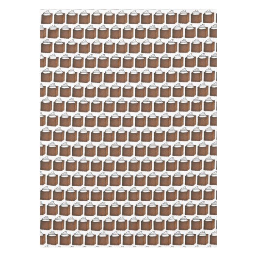 Lebkuchen Cake Slice Weihnachtsfest Tischdecke (Vorderseite)