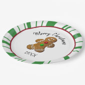 Lebkuchen-Candy-Platten Pappteller (Schrägansicht)