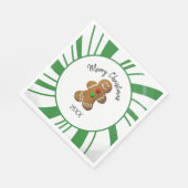 Lebkuchen-Candy-Platten Serviette (Ecke)