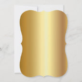 Lebkuchen, Cocktail, Lights Gold Weihnachten Einladung (Rückseite)