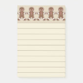 Lebkuchen Cookies Küche Post It Notes Post-it Klebezettel (Vorderseite)