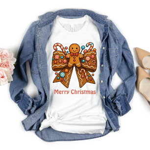 Lebkuchen Coquette Schleife Weihnachten Urlaub  T-Shirt