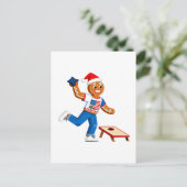 Lebkuchen Cornhole Weihnachten 2026 Feier Tailga (Stehend Vorderseite)