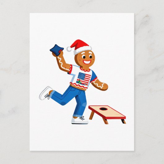Lebkuchen Cornhole Weihnachten 2026 Feier Tailga (Vorderseite)