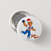 Lebkuchen Cornhole Weihnachten 2026 Feier Tailga Button (Vorne & Hinten)