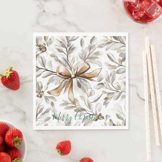 Lebkuchen-Creme-Bogen-Weihnachten Serviette (Beispiel)