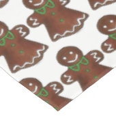 Lebkuchen Dame Weihnachtsgebäck Tischdecke (Schrägansicht)