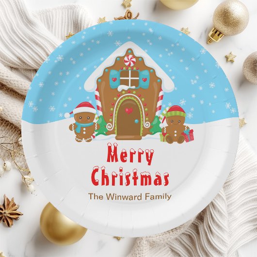 Lebkuchen Dekorieren Party Blau und Rot Pappteller