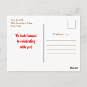 Lebkuchen Dekorieren Party Blau und Rot Postkarte (Rückseite)