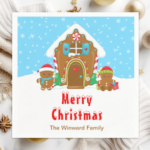 Lebkuchen Dekorieren Party Blau und Rot Serviette