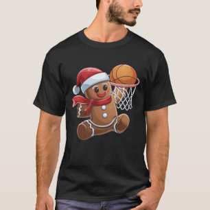 Lebkuchen-Dunk-Basketball-Weihnachten Xmas T-Shirt