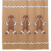 Lebkuchen-Duschvorhang Duschvorhang (Vorderseite)