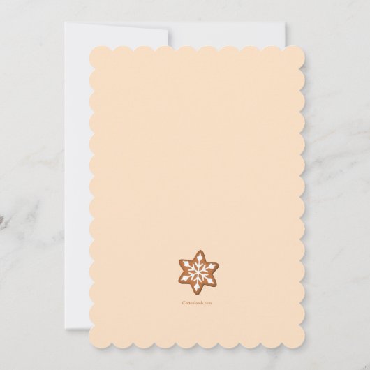 Lebkuchen Einladung (Rückseite)