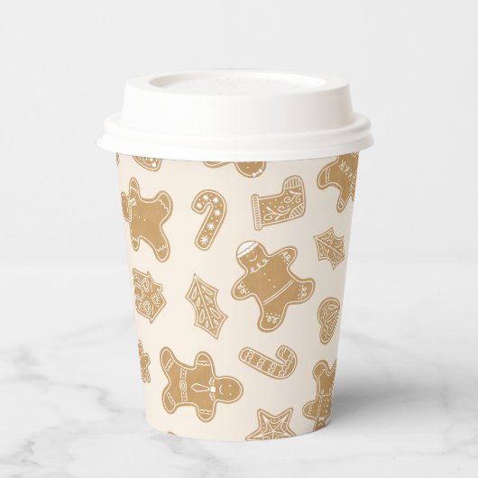 Lebkuchen Einwegcocktail-Cup Pappbecher (Links)