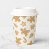 Lebkuchen Einwegcocktail-Cup Pappbecher (Rückseite)