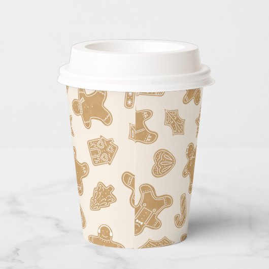 Lebkuchen Einwegcocktail-Cup Pappbecher (Rechts)