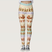 Lebkuchen feiern Weihnachten Leggings (Vorderseite)