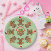 Lebkuchen feiern Weihnachten Pappteller (Party)