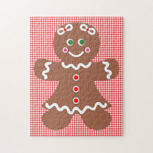 Lebkuchen-Feiertags-Mädchen Puzzle