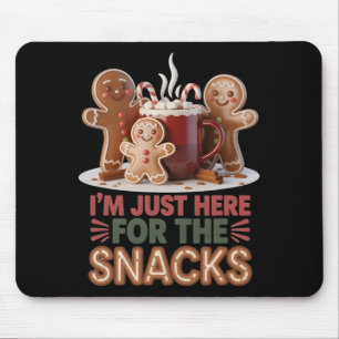 Lebkuchen-Feiertags-Snacks Lustige Weihnachten Mousepad