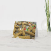 Lebkuchen Feiertagskarte (Vorderseite)