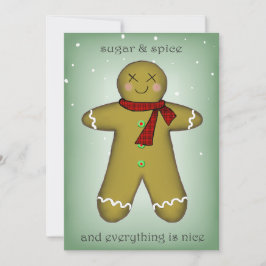 Lebkuchen Feiertagskarte