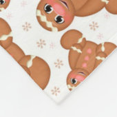 Lebkuchen Fleecedecke (Ecke)
