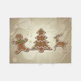 Lebkuchen Fleecedecke