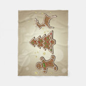 Lebkuchen Fleecedecke (Vorderseite)