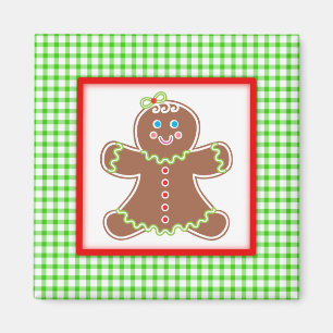 Lebkuchen-Freund-Mädchen Magnet