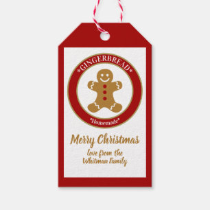 Lebkuchen-frohe Weihnachten Geschenkanhänger