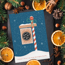 Lebkuchen für den Verkauf Feiertagskarte